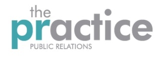 The PRactice logo
